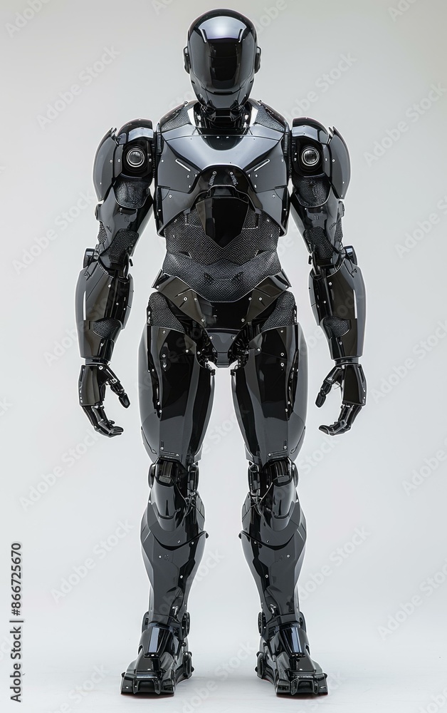 Futuristic Robotic Suit on Display Futuristic Robotic Suit on Display