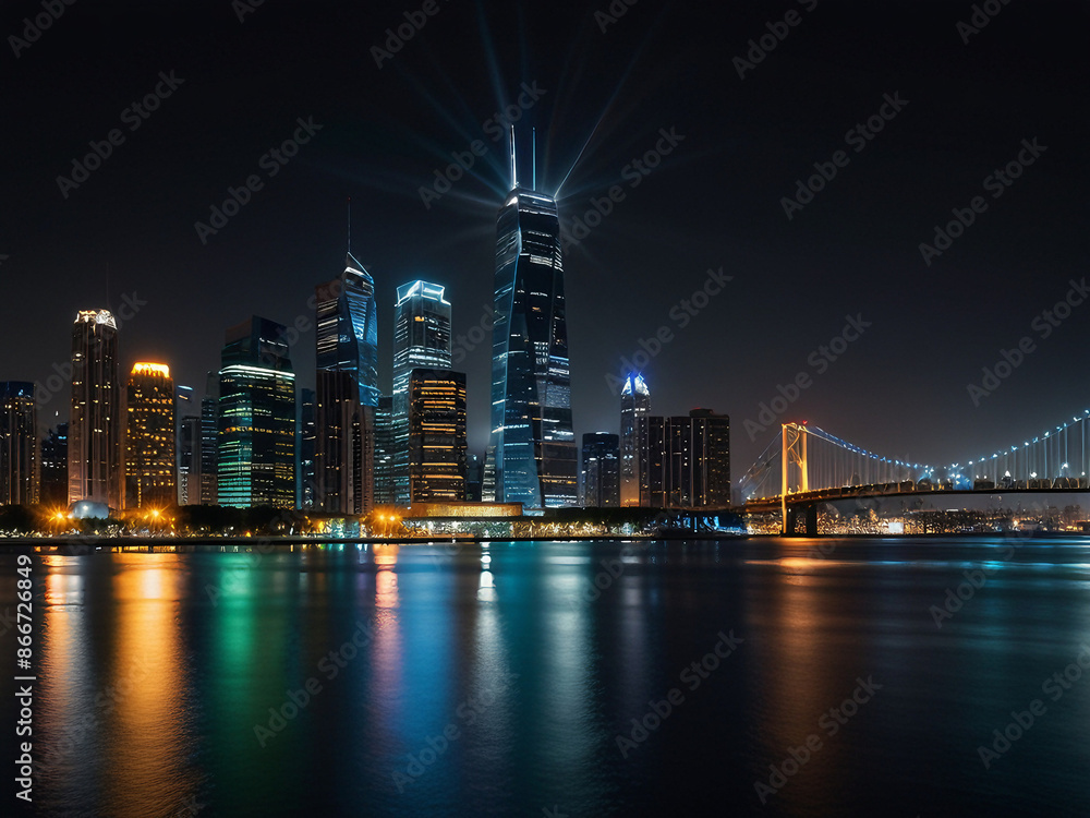 Fototapeta premium City View at Night