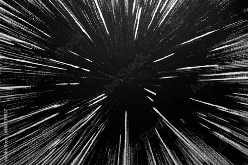 black and white lines vortex speed texture effect 