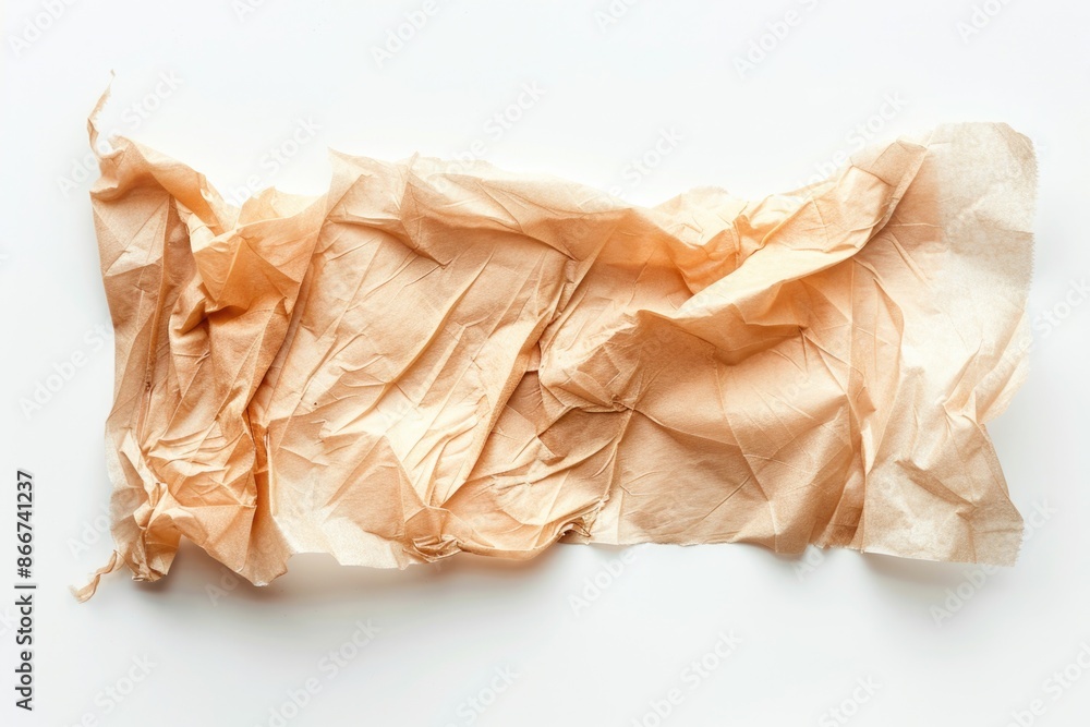 A simple illustration of a brown paper placed on a white background, ideal for use in educational or creative projects A simple illustration of a brown paper placed on a white background, ideal for use in educational or creative projects