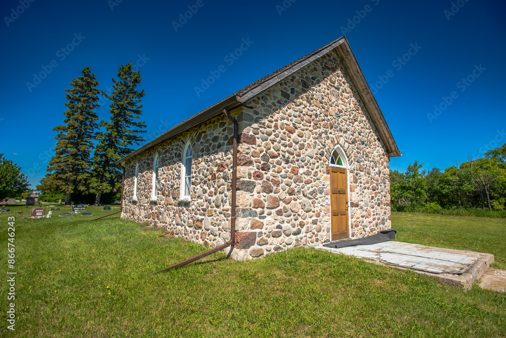 Stone church in the country Stone church in the country