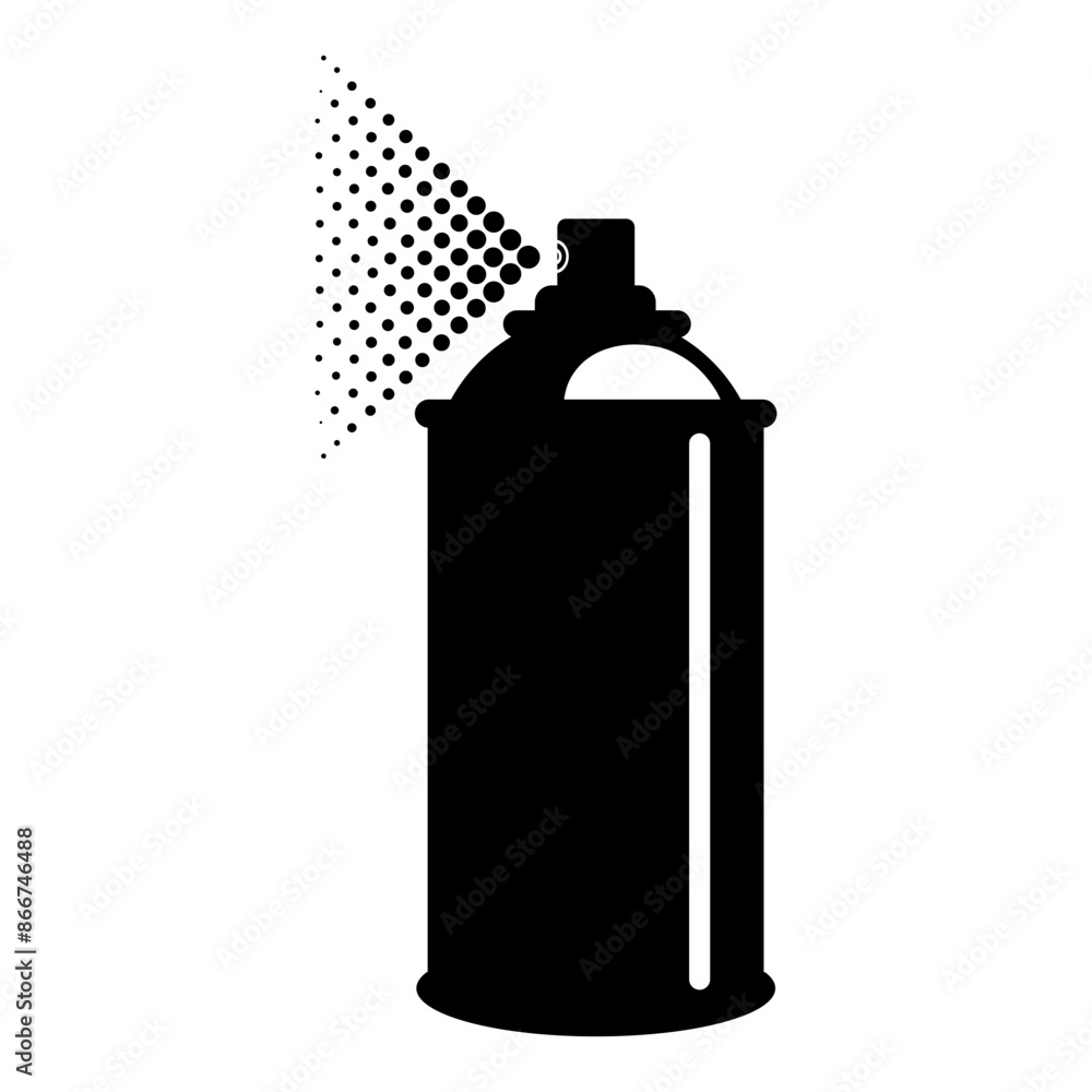 spay can silhouette icon symbol. vector illustration spay can silhouette icon symbol. vector illustration