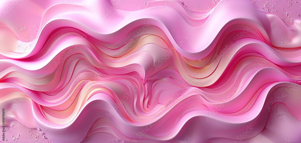 Pink and white paint on pink wall in black frame against black background Pink and white paint on pink wall in black frame against black background