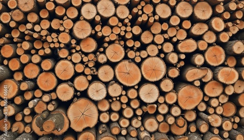 Natural firewood design for cozy winter nights