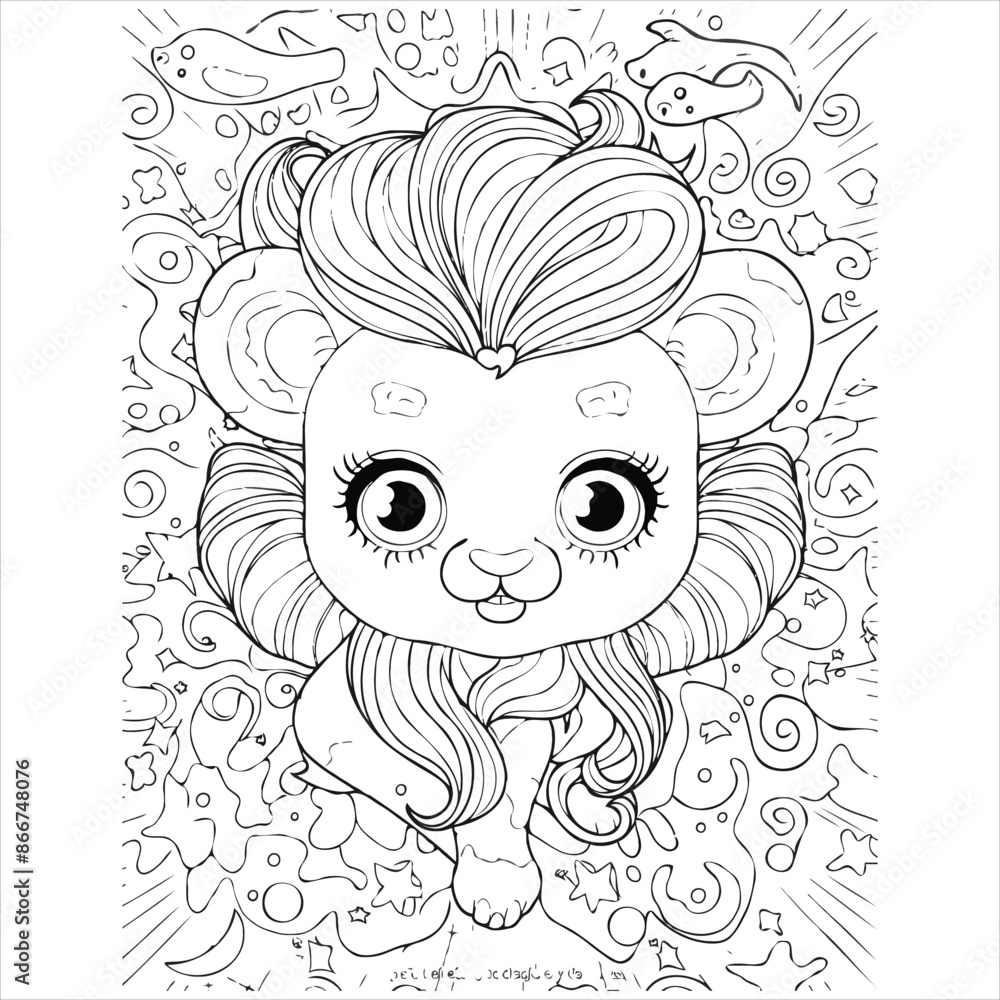 Cute Animal coloring book With kdp Cute Animal coloring book With kdp