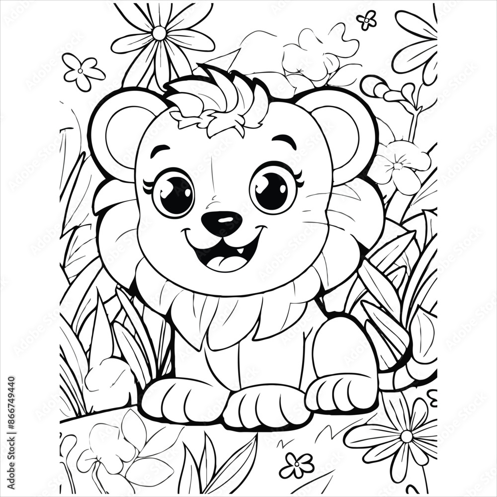 Cute Animal coloring book With kdp Cute Animal coloring book With kdp