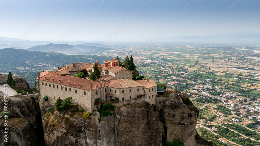 Obraz premium The Meteora - important rocky monasteries complex in Greece.