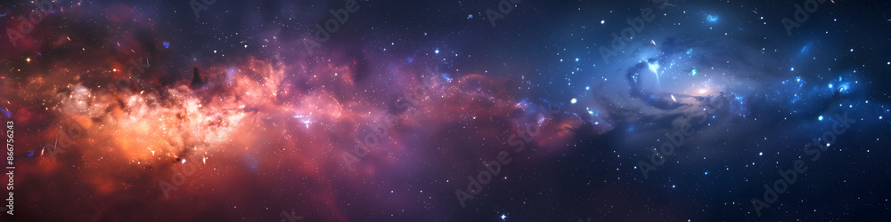 Abstract nebula background - Space galaxy design Abstract nebula background - Space galaxy design