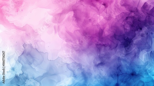 Abstract colorful background with pink, blue and white swirling paint. Perfect for design, website or presentation.