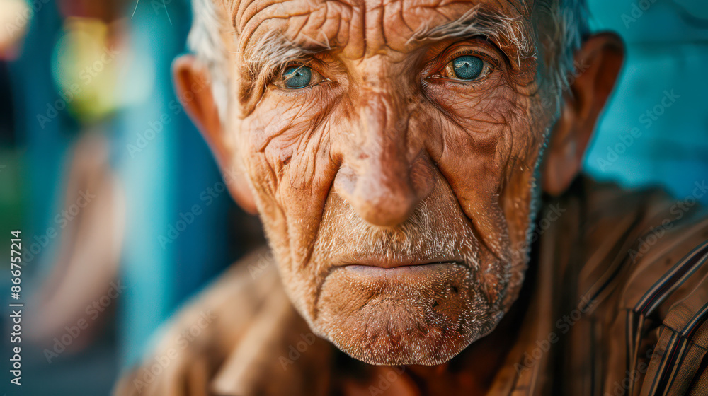 An expressive portrait of an older person, showing wisdom and life experience. An expressive portrait of an older person, showing wisdom and life experience.