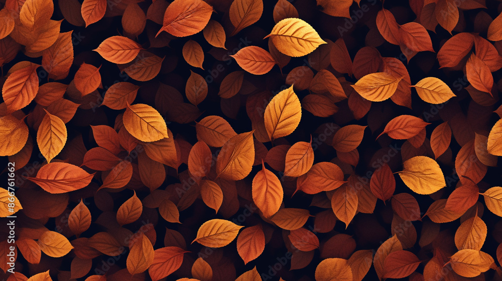 Autumn leaves pattern background Autumn leaves pattern background