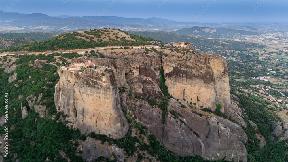 Fototapeta premium The Meteora - important rocky monasteries complex in Greece.