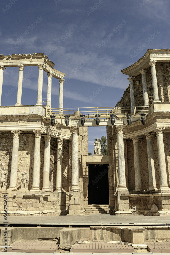 Fototapeta premium Ancient Roman Theatre in Merida, Spain