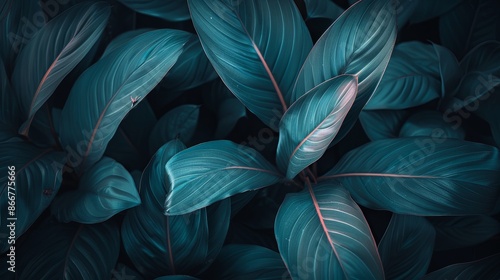 Abstract natural tropical plant background Selective focus