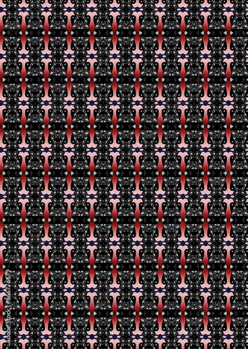 red and black background