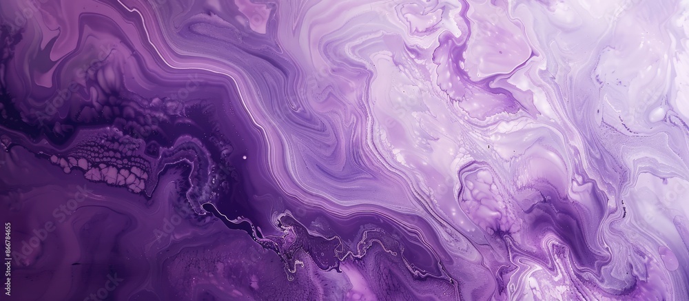Purple acrylic paint texture with a marble design Purple acrylic paint texture with a marble design