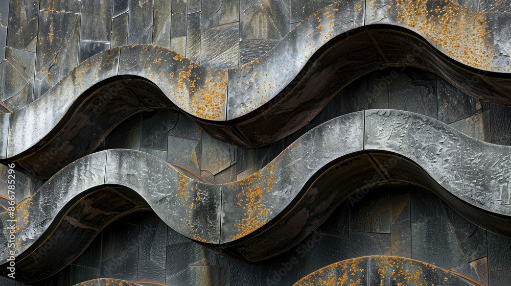 Curved patterns on sloping surfaces Curved patterns on sloping surfaces