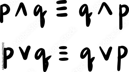 logical propositions formulas handwritten