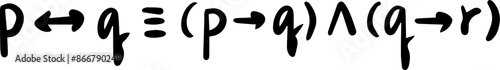 logical propositions formulas handwritten