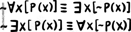 logical propositions formulas handwritten