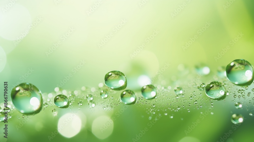 Trendy summer banner with aqua mint water texture, splashes, bubbles, and sunlit waves Trendy summer banner with aqua mint water texture, splashes, bubbles, and sunlit waves