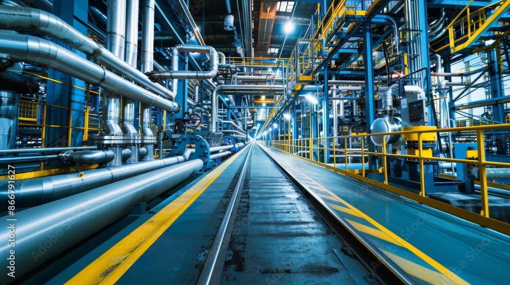 Obraz premium oil refinery enterprise
