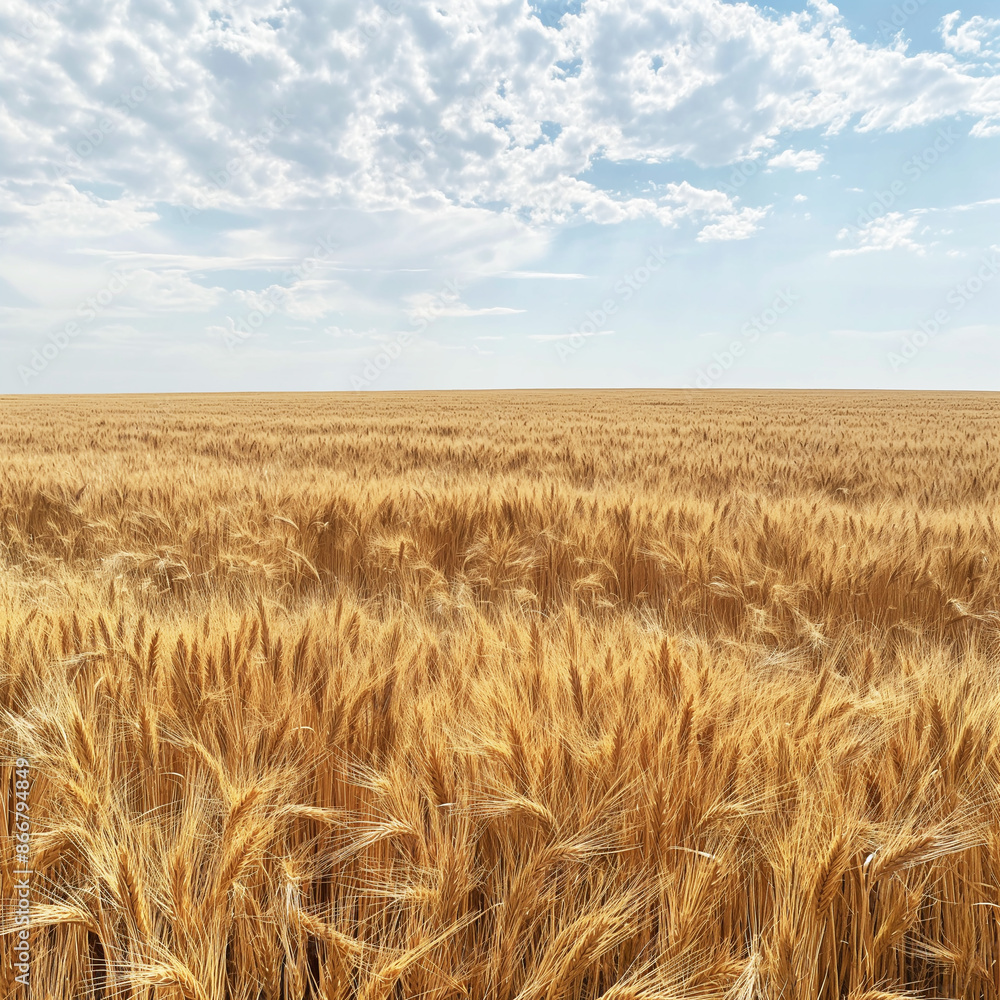 Wheat field in a misty morning, perfect for agriculture, nature, and farming themes. Wheat field in a misty morning, perfect for agriculture, nature, and farming themes.