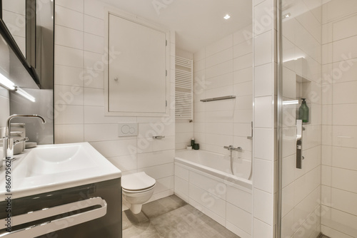 Wallpaper Mural Modern and well-designed bathroom interior at Amaliastraat 8 Torontodigital.ca