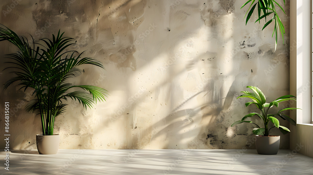 Wall background for products promotion Wall background for products promotion