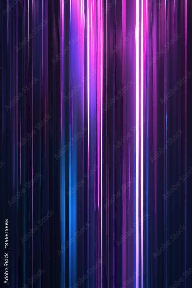 Abstract neon lines with gradient blue to purple hues. Abstract neon lines with gradient blue to purple hues.