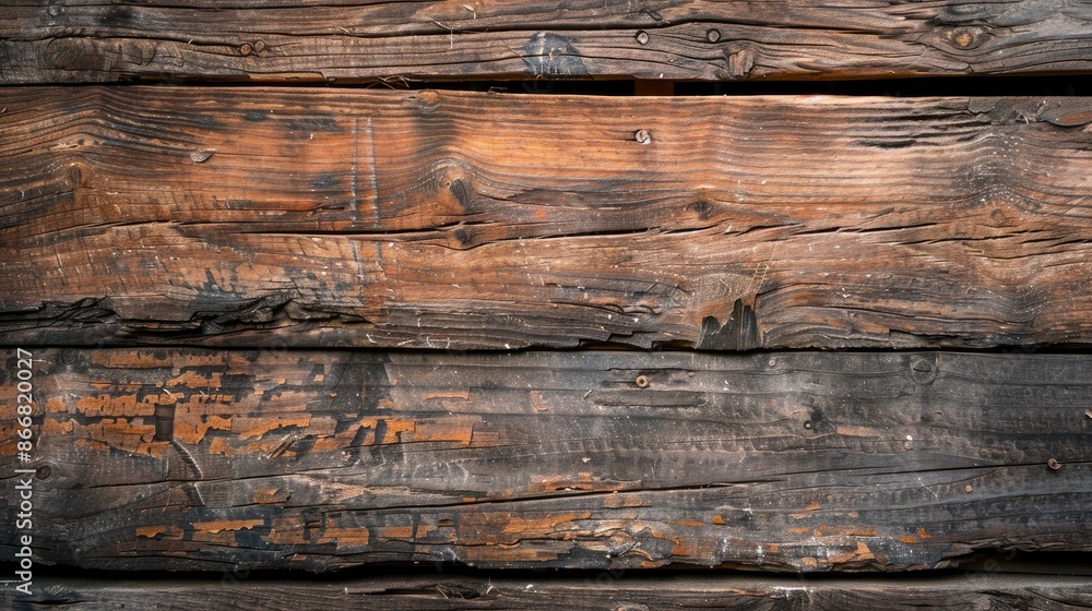 Aged wooden texture with empty space Aged wooden texture with empty space