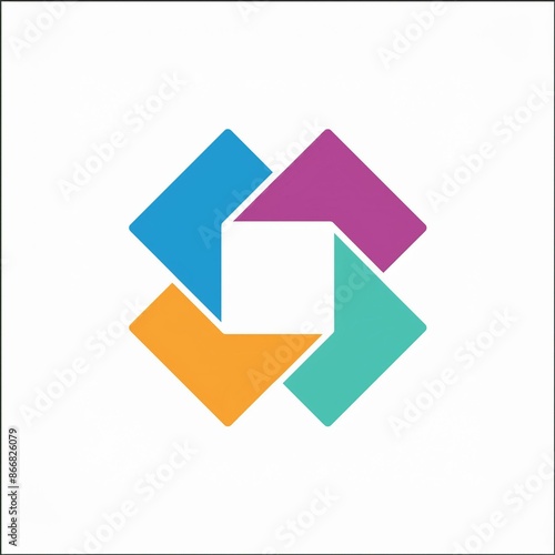 Free Download base logo rectangles de couleurs en ia base avec zone d'écriture - GFXLoad