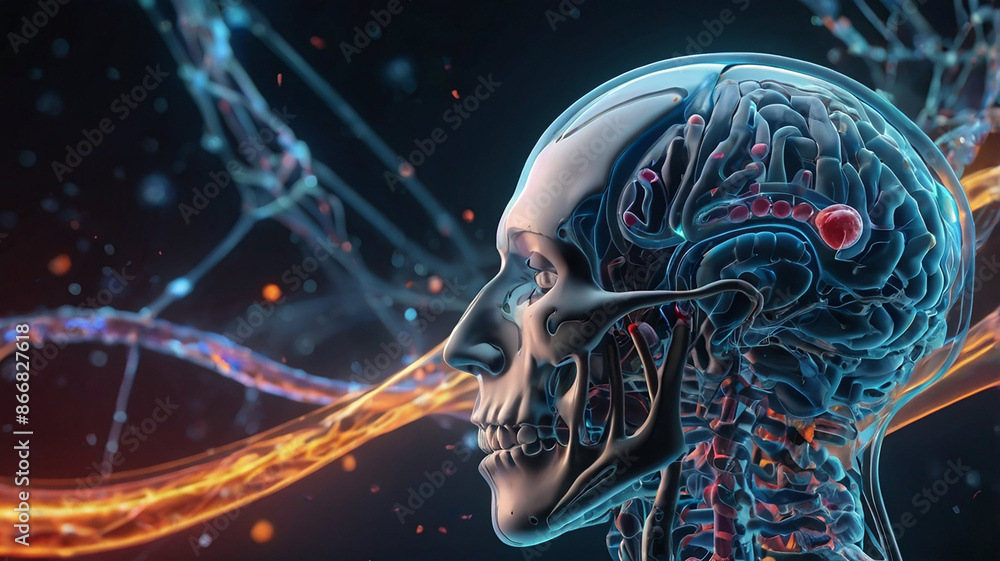 3d rendered illustration of a brain 3d rendered illustration of a brain
