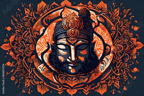 Hindu Festival Maha Shivratri Typography In Hindi.