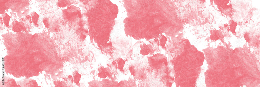 Fototapeta premium Red watercolor background. Abstract pastel colors watercolor background. Watercolor background. Abstract watercolor cloud texture.