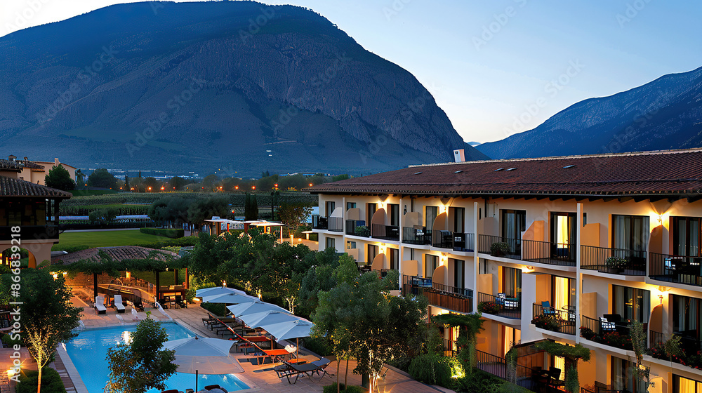 Fototapeta premium View of the mountains