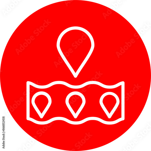 Moisturizing Techniques Line White Circle Red