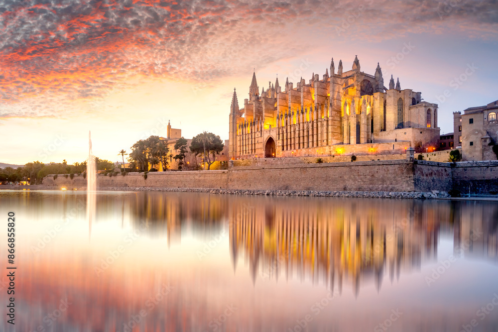 Fototapeta premium Kathedrale, Palma de Mallorca, Spanien