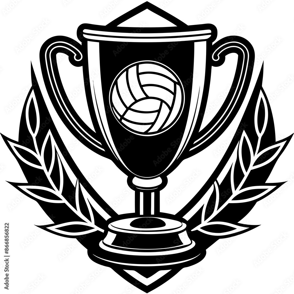 A trophy and awards logo icon vector illustration A trophy and awards logo icon vector illustration