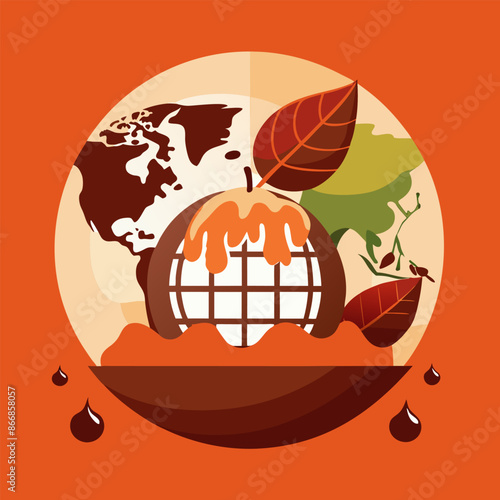 Celebrate World Chocolate Day in style with our vector poster template that highlights all its glory.

