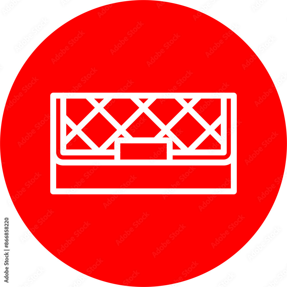 Clutch Line White Circle Red Clutch Line White Circle Red