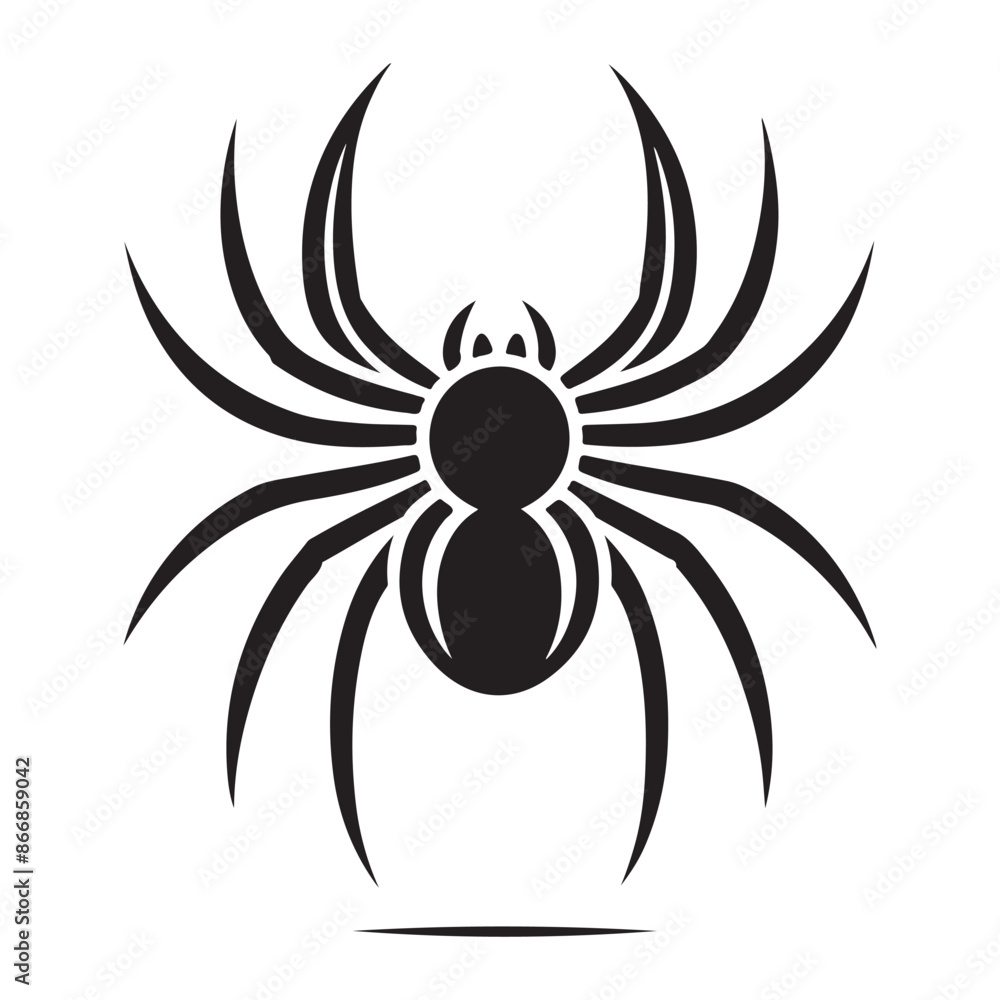 Spider vector silhouette Spider vector silhouette