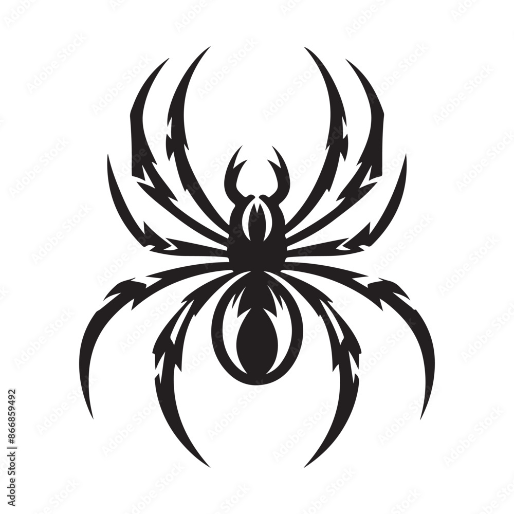 Spider vector silhouette Spider vector silhouette
