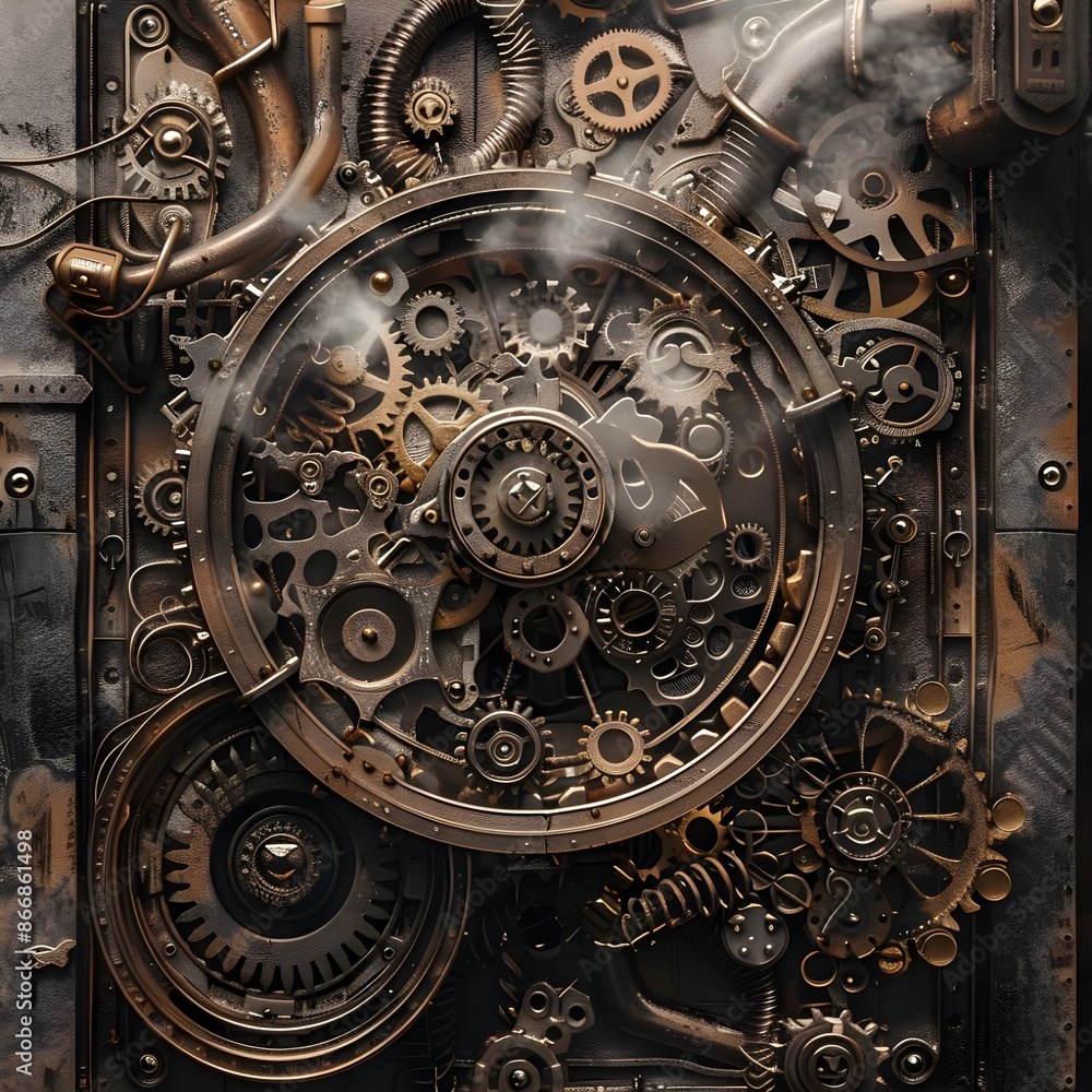 Intricate Steampunk Gears and Mechanisms Intricate Steampunk Gears and Mechanisms