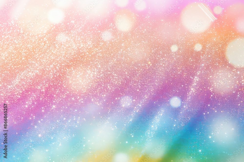 abstract colorful background with bokeh defocused lights and stars