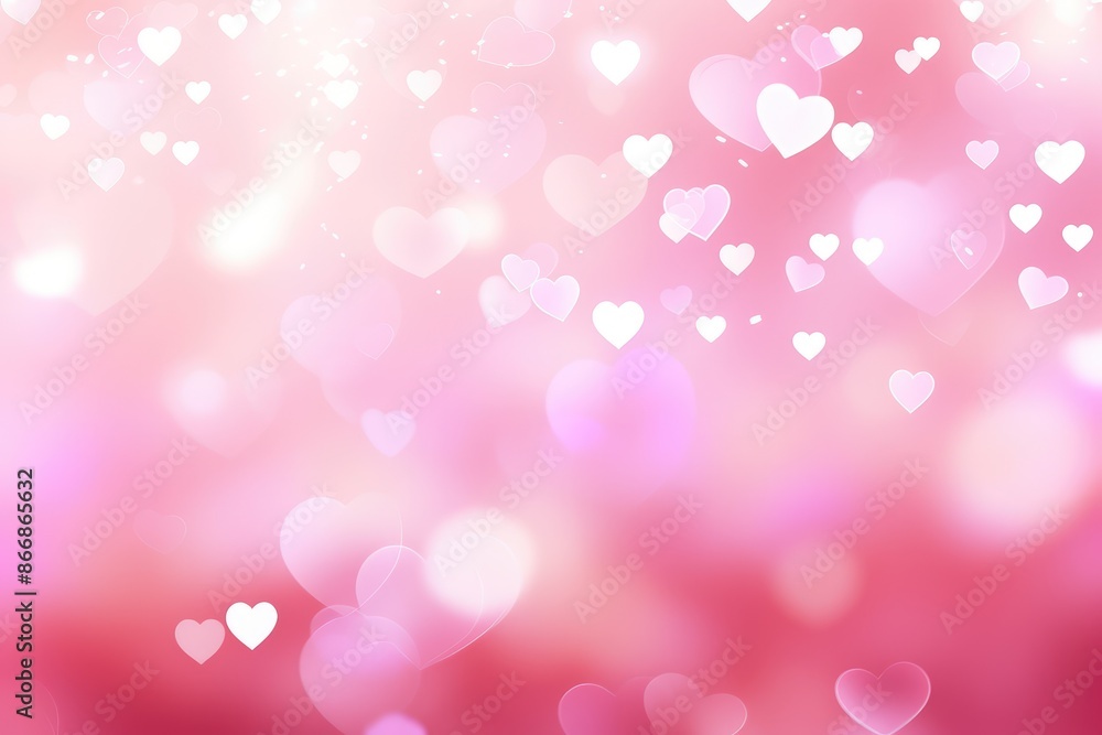 pink hearts bokeh background, valentines day background pink hearts bokeh background, valentines day background