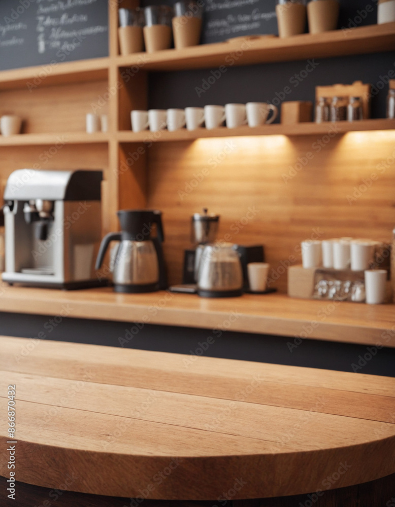 Empty wooden table top with out of focus lights coffee shop background. Perfect for cafe or restaurant decor. Mock up for product presentation backdrop, display, mock-up with copy space. Empty wooden table top with out of focus lights coffee shop background. Perfect for cafe or restaurant decor. Mock up for product presentation backdrop, display, mock-up with copy space.