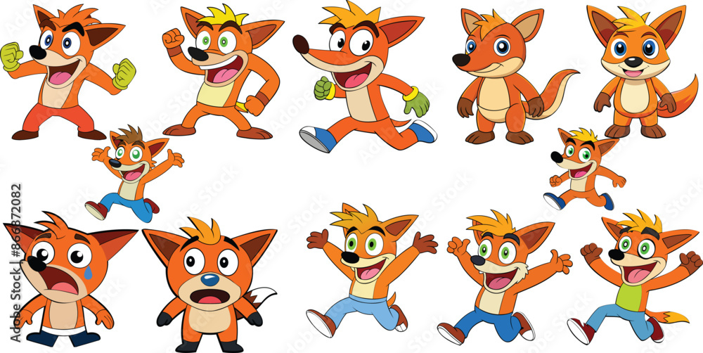 Bandicoots design ,animal vector design Bandicoots design ,animal vector design