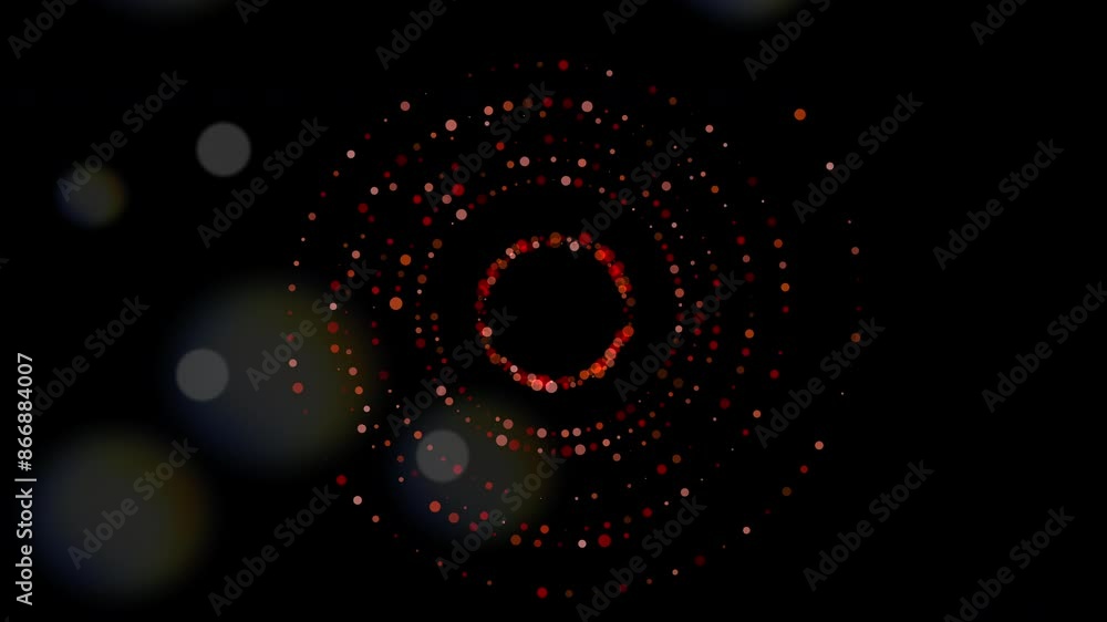 A lively circular motion graphic background A lively circular motion graphic background
