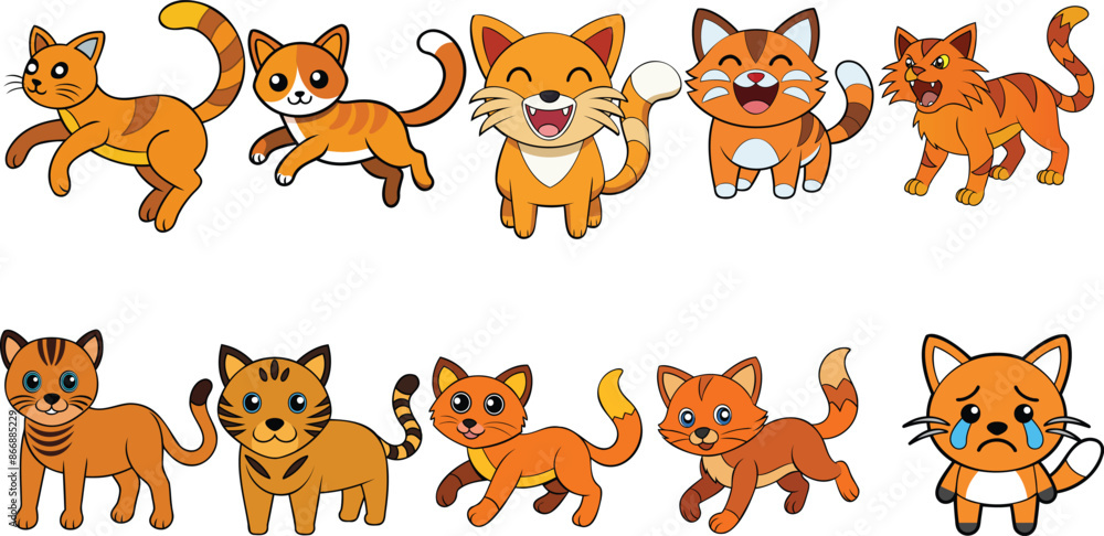 Wild Cats design ,animal vector design Wild Cats design ,animal vector design
